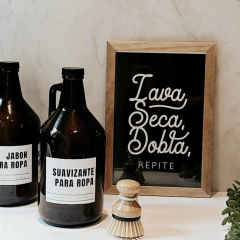 Cuadro LAVA, SECA, DOBLA - comprar online