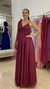 Vestido de festa Heloísa, em tule fúcsia SEM BRILHO. Incrível para madrinhas de casamento na internet