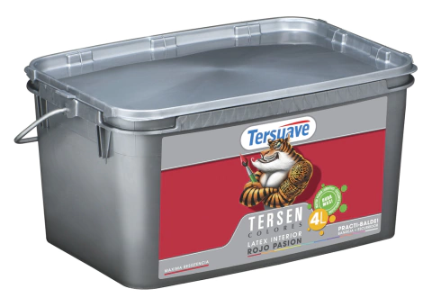 Tersen Lavable Interior Rojo Pasion x 4L Tersuave