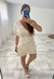 Vestido Cleopatra champagne - comprar online