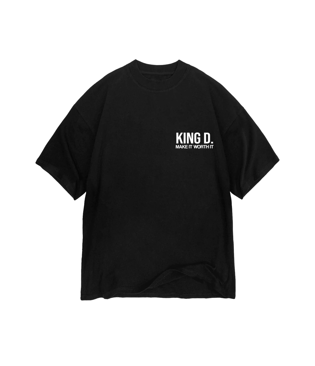 CAMISETA "ENJOY THE LIFE" PRETO