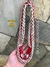 Brajá de Búzios em vermelho Ogum
