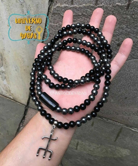 Guia Exú em pedra natural