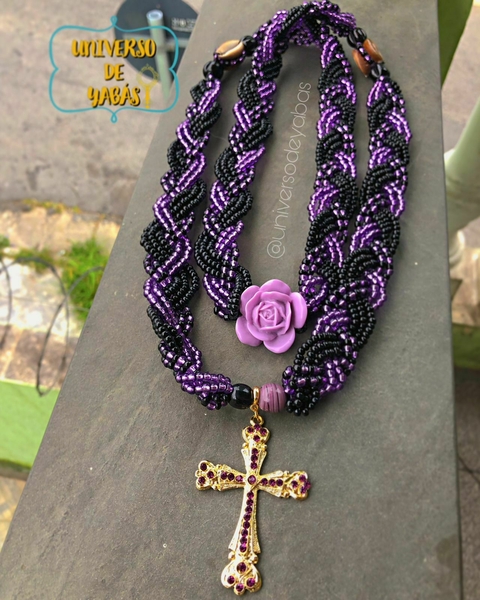 Guia 7 fios trançada pomba Gira