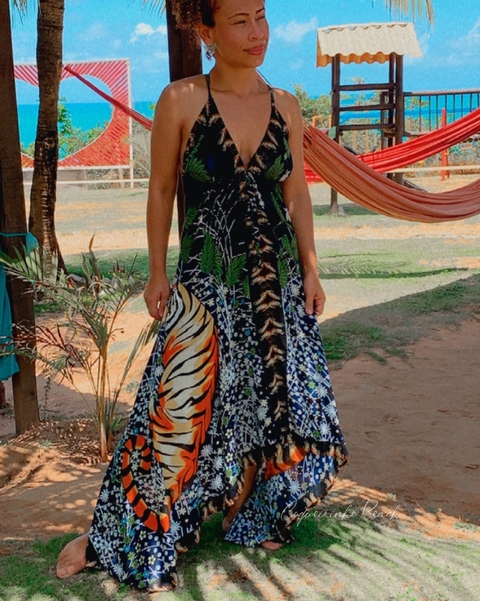 Vestido Praiano - Tigre