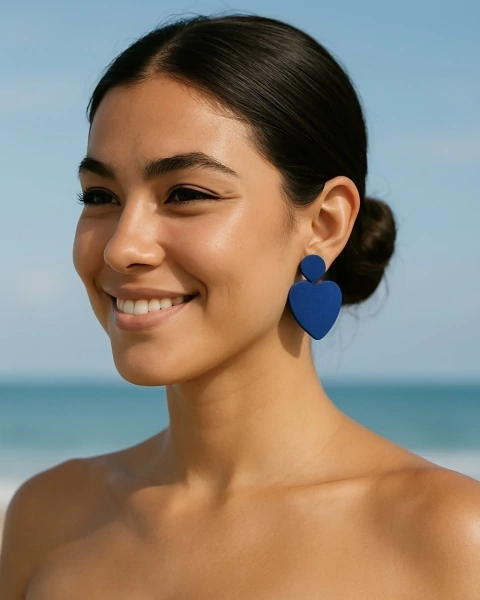 Brinco Coração Atlântico