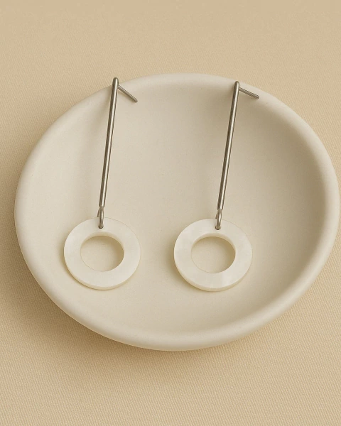 Brinco Eclipse Perolado - Madreperola