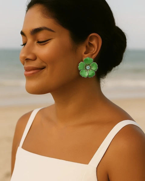 Brinco Flor Yasmim - comprar online