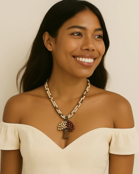 Colar Miçangas Árvore - comprar online