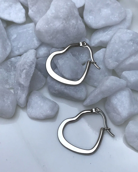 Argola Coração - Coqueirinho Beach Acessorios