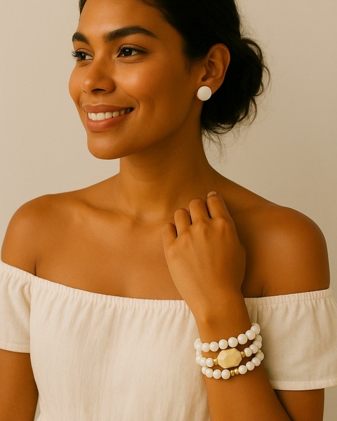 Pulseira e Brinco Lia - comprar online
