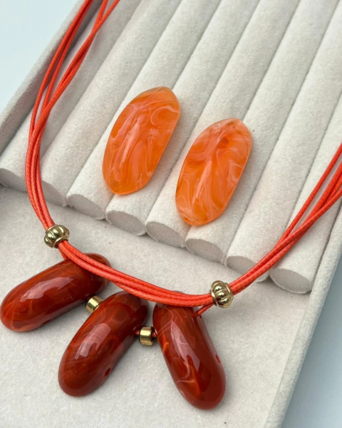 Conjunto em Resina Julieta