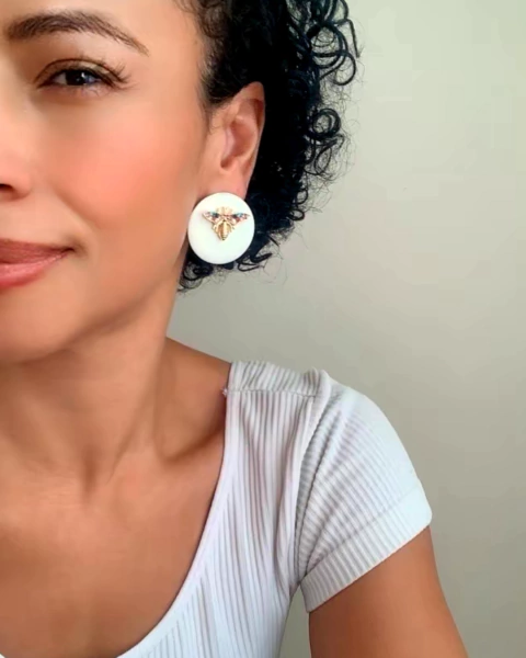 Brinco borboleta Iza