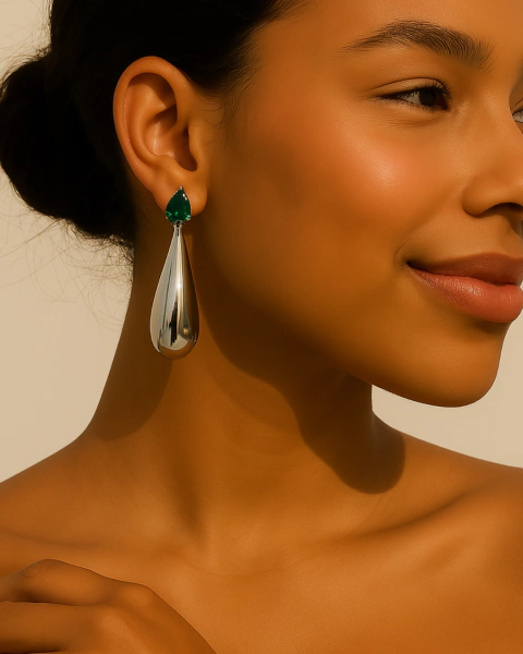 Brinco Esmeralda - Hipoalergênicos