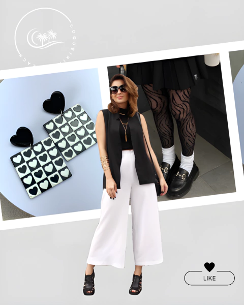 Brinco Preto e Branco - comprar online