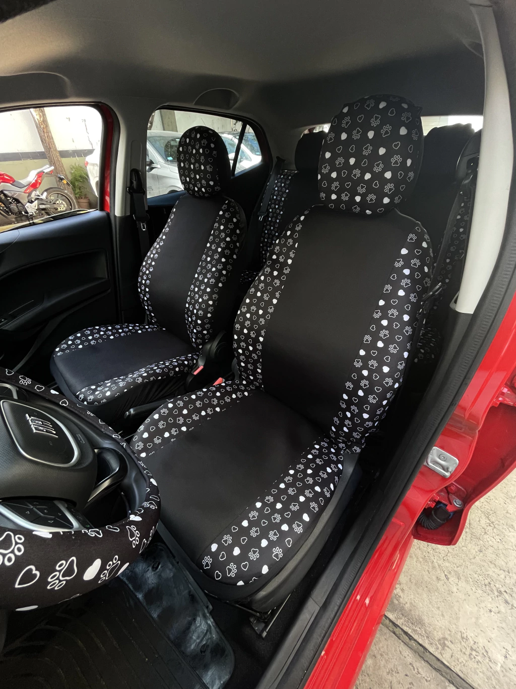 Juego Fundas de Asiento Huellas