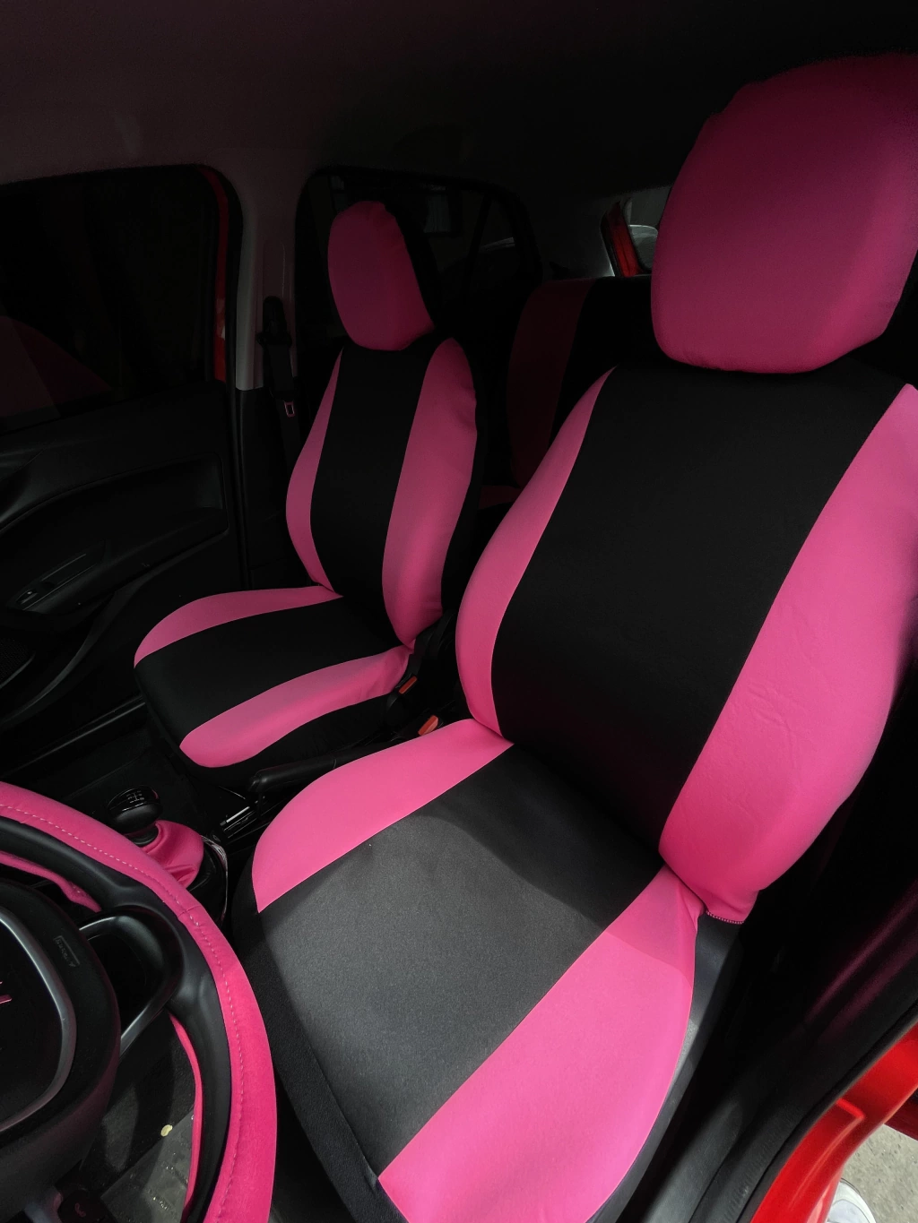 Juego Fundas de Asiento Pink Love