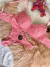 Conjunto de lingerie importado renda guipir 0304 rose