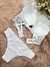 Conjunto de lingerie importado rendado ZeD branco - comprar online