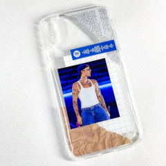 CAPINHA IPHONE - PERSONALIZADA TRANSPARENTE - Chonce Store