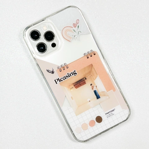 CAPINHA IPHONE - PERSONALIZADA TRANSPARENTE
