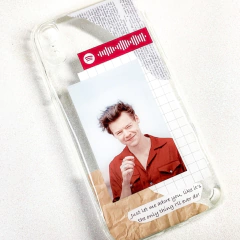 CAPINHA IPHONE - PERSONALIZADA TRANSPARENTE