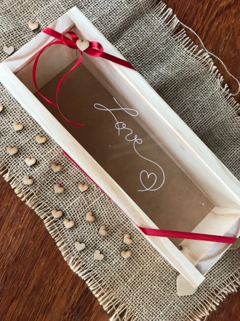 Box em Madeira 30x11 Personalizada