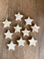 Pingente Estrela 6cm em Madeira Pinus para Decoração e Artesanato