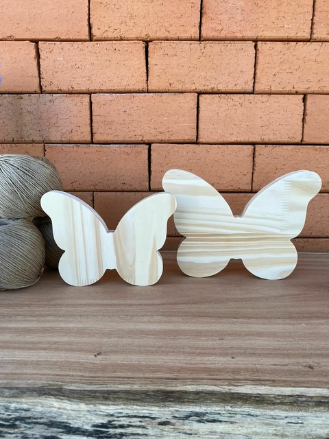 KIT DUO BORBOLETA PARA ARTESANATO 17CM E 22CM