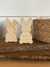 DUPLA COELHO PINUS DECORAÇÃO ARTESANATO 15CM