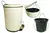 Tarro residuos inox blanco 5 lts