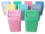 Tarro residuos 6 lts vaiven cuadrado plastic house