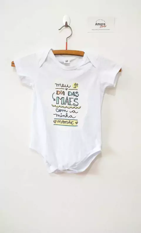 Body para bebê 100% algodão personalizado - comprar online