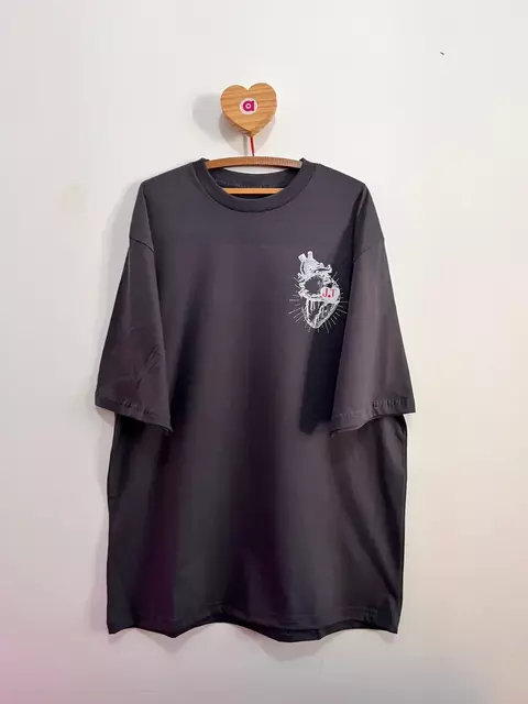 Camisa oversized 100% algodão personalizada - comprar online