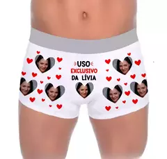 "Love" - Caixa + samba canção/cueca box - loja online