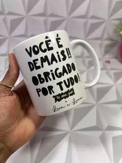 Caneca branca classe AAAA personalizada - loja online