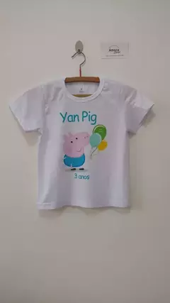 Camisa infantil malha pp (100% poliéster) personalizada - comprar online