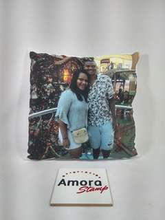 Imagem do Almofada 30x30 personalizada COM zíper