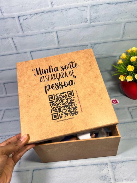 "Love" - Caixa + samba canção/cueca box - comprar online