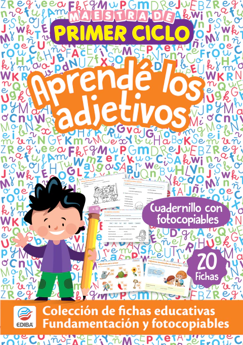 APRENDE LOS ADJETIVOS-COLECCIÓN DE FICHAS EDUCATIVAS-DIGITAL