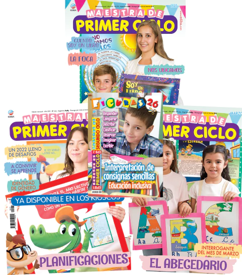 PACK PRIMER CICLO FEBRERO MARZO ABRIL + FIGURAS IMPRESAS