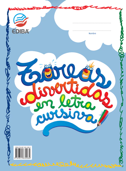 TAREAS DIVERTIDAS EN LETRA CURSIVA- DIGITAL