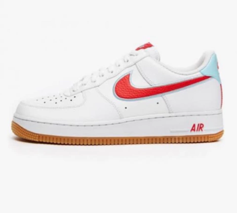 Nike Air Force Branco Vermelho/azul