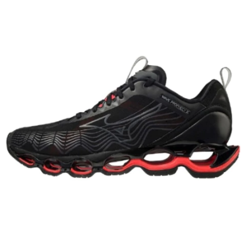 Mizuno Wave Prophecy X Preto/Vermelho
