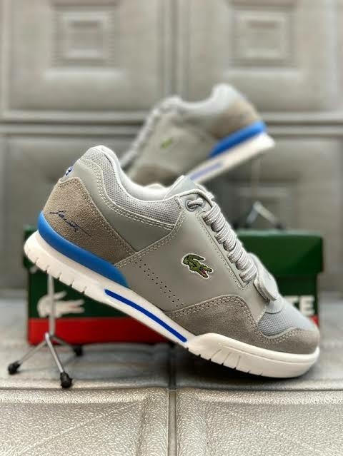 Lacoste Missouri Velcro Cinza/Azul