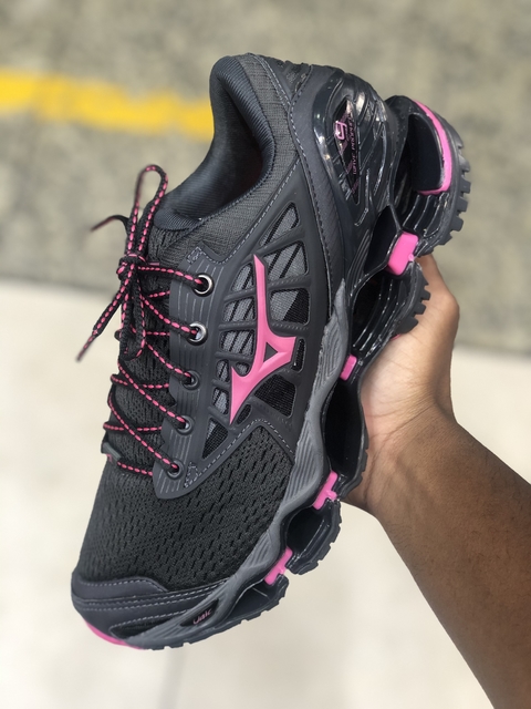 Mizuno Pro 9 Preto/Pink (Nacional)