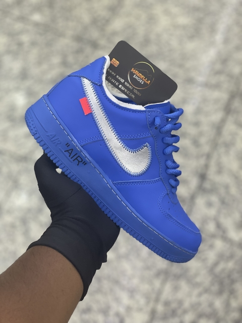 Nike Air Force Off-White Azul (Edição Especial)