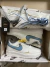 Nike Air Force One Branco/Azul - Mandella Shoes - Site Oficial