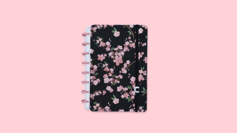 Caderno Inteligente By GoCase Classical Rose Black - A5