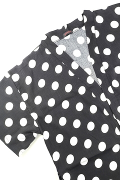 Kimono Poá Preto